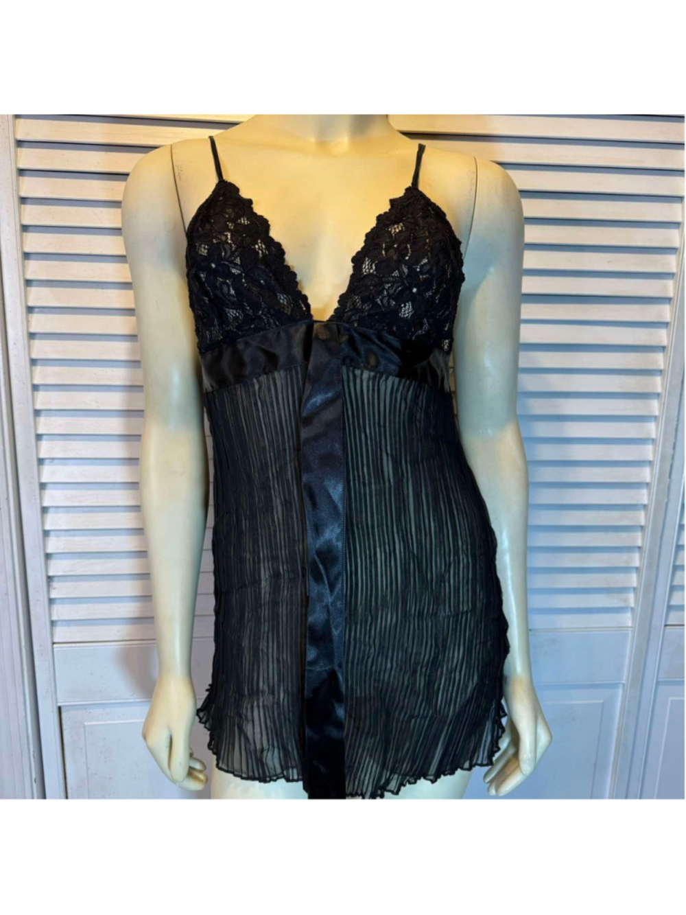 Women's Basic Universal Lingerie, Black, Size L